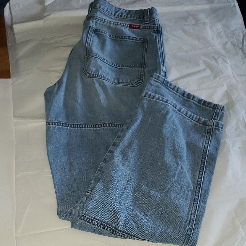 Wrangler Light Blue Relaxed Fit Jeans Boys Size 16 REGULAR